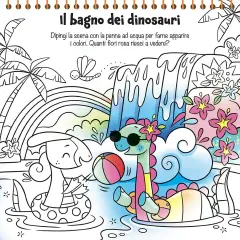 Libro Colori Magici - Dinosauri - Prima biblioteca