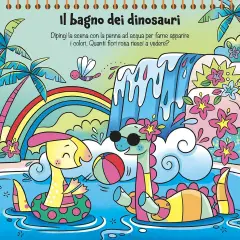 Libro Colori Magici - Dinosauri - Prima biblioteca