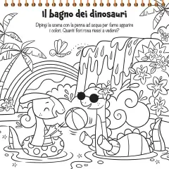 Libro Colori Magici - Dinosauri - Prima biblioteca