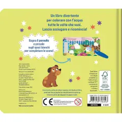 Libro Acquacolor da Colorare con Acqua - Cuccioli - Prima biblioteca