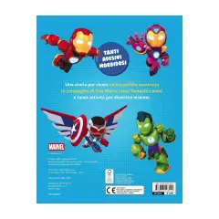 Iron Man - Libro con Bubble Stickers Marvel - Prima biblioteca
