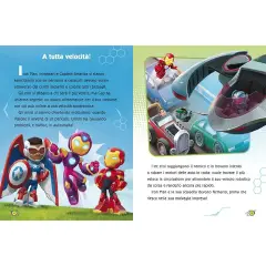Iron Man - Libro con Bubble Stickers Marvel - Prima biblioteca