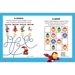 Iron Man - Libro con Bubble Stickers Marvel - Prima biblioteca