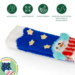 Legami - Non Slip Socks - It's A Match! Calzini Natalizi Pupazzo Di Neve N. 26-34 - legami
