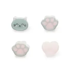 Legami Clip Me Up! - Set Di 4 Mini Mollettine Capelli - Kitty - legami
