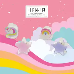 Legami Clip Me Up! - Set Di 4 Mini Mollettine Capelli - Unicorn - legami