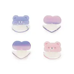 Legami Clip Me Up! - Set Di 4 Mini Mollettine Capelli - Teddy Bear - legami