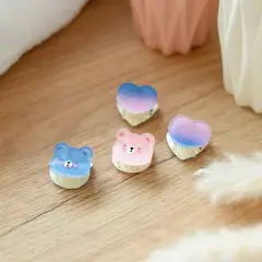 Legami Clip Me Up! - Set Di 4 Mini Mollettine Capelli - Teddy Bear - legami
