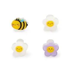Legami Clip Me Up! - Set Di 4 Mini Mollettine Capelli - Bee - legami