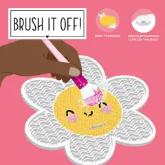Legami Brush It Off! Tappetino Pulizia Pennelli Make Up - Daisy - legami
