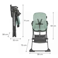 Kinderkraft Seggiolone Foldee Verde - seggioloni