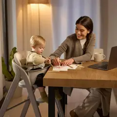Kinderkraft Seggiolone TINO Grigio 3 in 1 per Bambini e Adulti - seggioloni