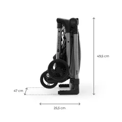 Kinderkraft Passeggino WISP Ultraleggero Pocket Granite Grey - passeggini compatti
