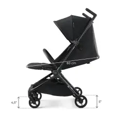 Kinderkraft Passeggino WISP Ultraleggero Pocket Onix Black - passeggini compatti