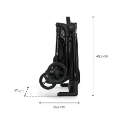 Kinderkraft Passeggino WISP Ultraleggero Pocket Onix Black - passeggini compatti