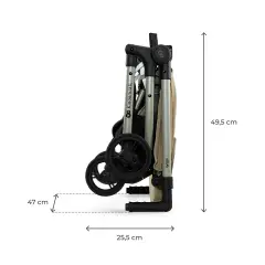 Kinderkraft Passeggino WISP Ultraleggero Pocket Stone Beige - passeggini compatti