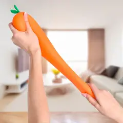 Squishy Carota 28cm - Alimenti, mercatini, stoviglie