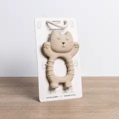 Bamboom Gatto in Gomma Naturale per Dentizione Sand - massaggia gengive