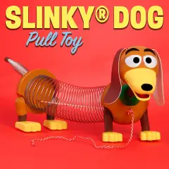 Toy Story 4 Slinky Dog Cane Trainabile 18cm - action figures ed accessori