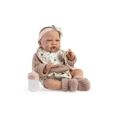 Bambola Appena Nata Lua Babero  – 40 cm - collezionabili bambina