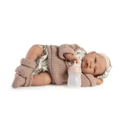 Bambola Appena Nata Lua Babero  – 40 cm - collezionabili bambina