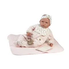 Bambola La Mia Prima Reborn Berta con Copertina - Bambola Neonato 52 cm - collezionabili bambina