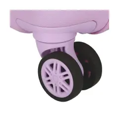 Trolley ABS 55 cm 4 ruote Frozen Free The Magic In You Lilla Disney - valige e borse da viaggio
