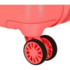 Trolley ABS 55 cm 4 ruote Vaiana Island Pals Corallo Disney - valige e borse da viaggio
