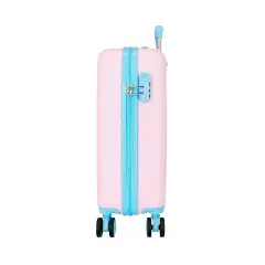 Trolley ABS 55 cm 4 ruote Minnie All My Love Rosa-Turchese Disney - valige e borse da viaggio