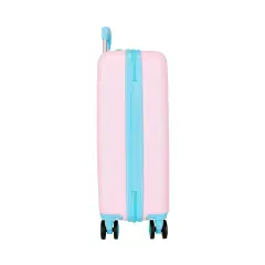 Trolley ABS 55 cm 4 ruote Minnie All My Love Rosa-Turchese Disney - valige e borse da viaggio