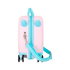 Valigia ABS 50 cm 4 ruote Minnie All My Love Rosa-Turchese Disney - valige e borse da viaggio
