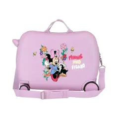 Valigia ABS 50 cm 4 ruote Minnie And Figaro Lilla Disney - valige e borse da viaggio