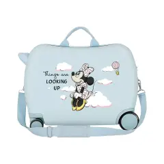 Valigia ABS 50 cm 4 ruote Minnie Things Are Looking Up Azzurro Disney - valige e borse da viaggio