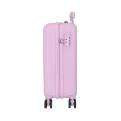 Trolley ABS 55 cm 4 ruote Minnie And Figaro Lilla Disney - valige e borse da viaggio