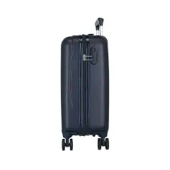 Trolley ABS 55 cm 4 ruote Mickey Racing Crew Blu Navy Disney - valige e borse da viaggio