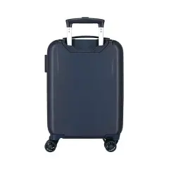 Trolley ABS 55 cm 4 ruote Mickey Racing Crew Blu Navy Disney - valige e borse da viaggio