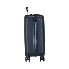 Trolley ABS 55 cm 4 ruote Mickey Racing Crew Blu Navy Disney - valige e borse da viaggio