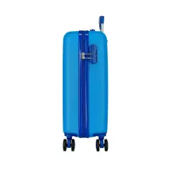 Trolley ABS 55 cm 4 ruote Mickey High Speed Blu Disney - valige e borse da viaggio