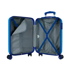 Trolley ABS 55 cm 4 ruote Mickey High Speed Blu Disney - valige e borse da viaggio