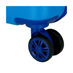 Trolley ABS 55 cm 4 ruote Mickey High Speed Blu Disney - valige e borse da viaggio