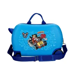 Valigia ABS 45 cm 4 ruote Mickey High Speed Blu Disney - valige e borse da viaggio