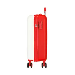 Trolley ABS 55 cm 4 ruote Spider-Man Amazing Bianco-Rosso Marvel - valige e borse da viaggio