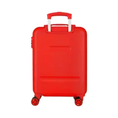 Trolley ABS 55 cm 4 ruote Spider-Man Amazing Bianco-Rosso Marvel - valige e borse da viaggio