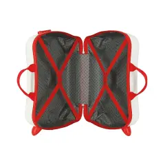 Valigia ABS 50 cm 4 ruote Spider-Man Amazing Bianco-Rosso Marvel - valige e borse da viaggio