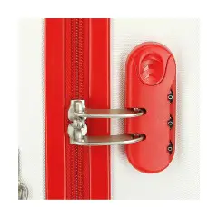 Valigia ABS 50 cm 4 ruote Spider-Man Amazing Bianco-Rosso Marvel - valige e borse da viaggio