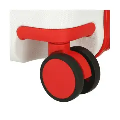 Valigia ABS 50 cm 4 ruote Spider-Man Amazing Bianco-Rosso Marvel - valige e borse da viaggio