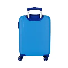 Trolley ABS 55 cm 4 ruote Avengers Bianco-Blu Marvel - valige e borse da viaggio