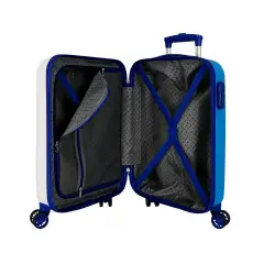 Trolley ABS 55 cm 4 ruote Avengers Bianco-Blu Marvel - valige e borse da viaggio