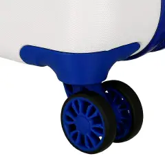 Trolley ABS 55 cm 4 ruote Avengers Bianco-Blu Marvel - valige e borse da viaggio