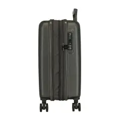 Trolley ABS espandibile 55 cm 4 ruote Minnie Line Antracite Disney - valige e borse da viaggio